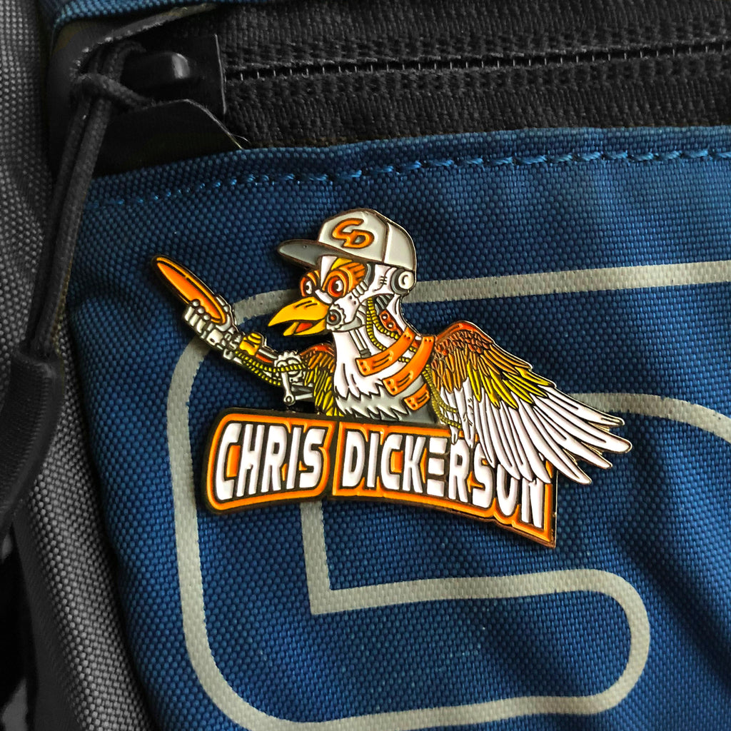 Chris "Robot Chicken" Dickerson Disc Golf Pin - Series 1