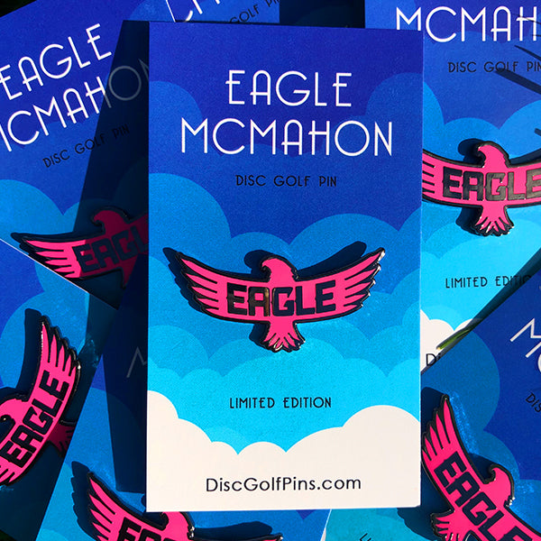 Eagle McMahon Logo Disc Golf Pin Disc Golf Pins