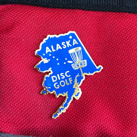 Alaska Disc Golf Pin