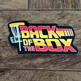 Back Of The Box Disc Golf Sticker