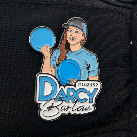 Darcy Barlow Disc Golf Pin - Series 1
