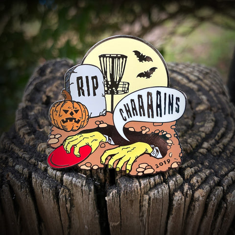 Halloween 2019 Zombie Disc Golf Pin