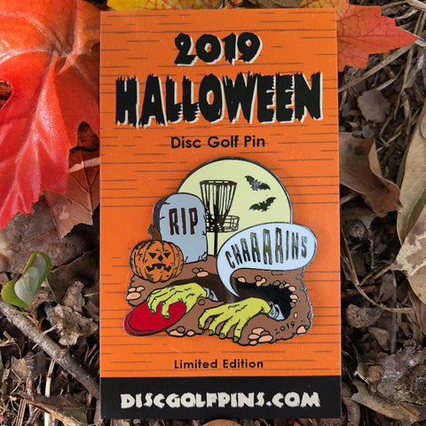 Halloween 2019 Zombie Disc Golf Pin