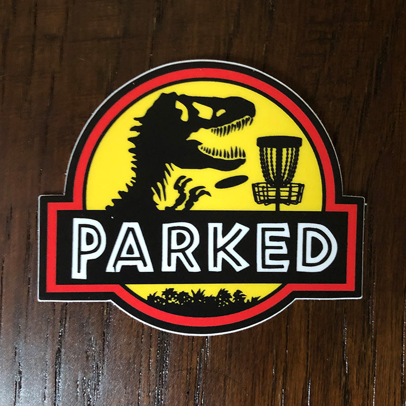 T-Rex Parked Sticker