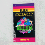 Ellen Widboom Disc Golf Pin Series 1
