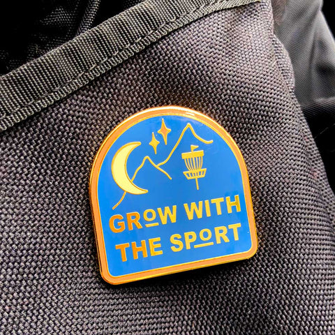 Grow With The Sport Disc Golf Pin