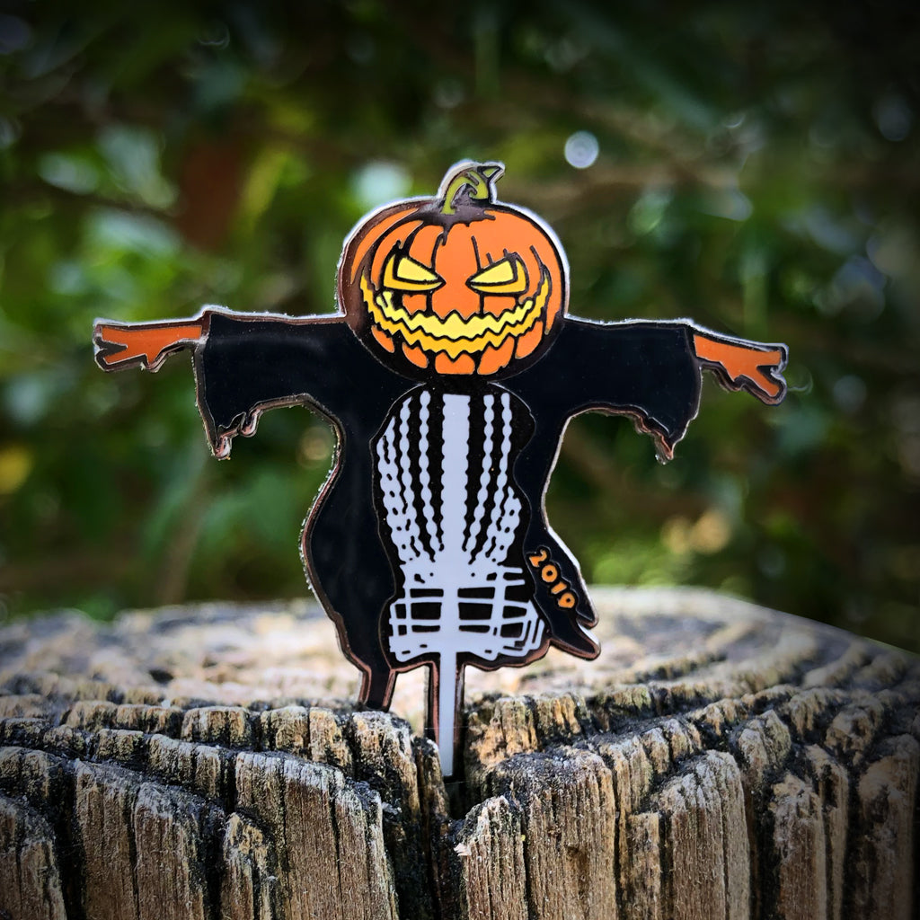 Halloween 2019 Scarecrow Disc Golf Pin