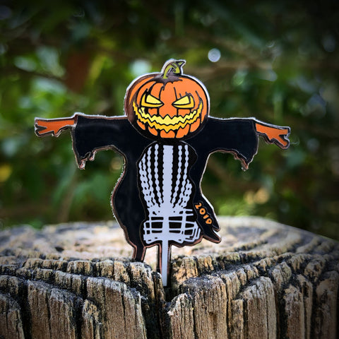 Halloween 2019 Scarecrow Disc Golf Pin
