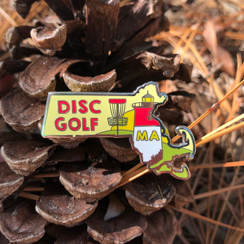 Massachusetts Disc Golf Pin