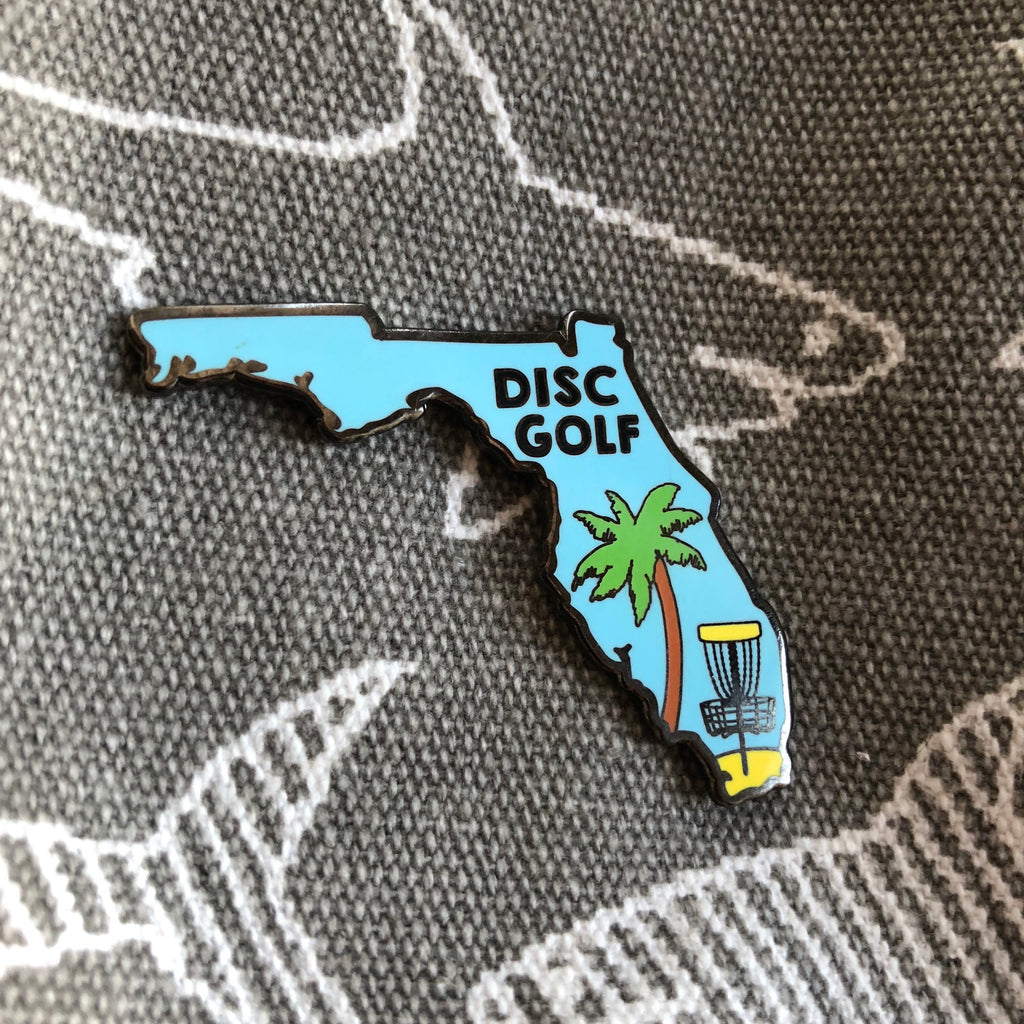 Florida Disc Golf Pin