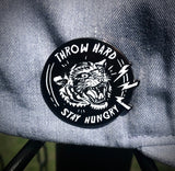 Throw Hard, Stay Hungry! Disc Golf Pin