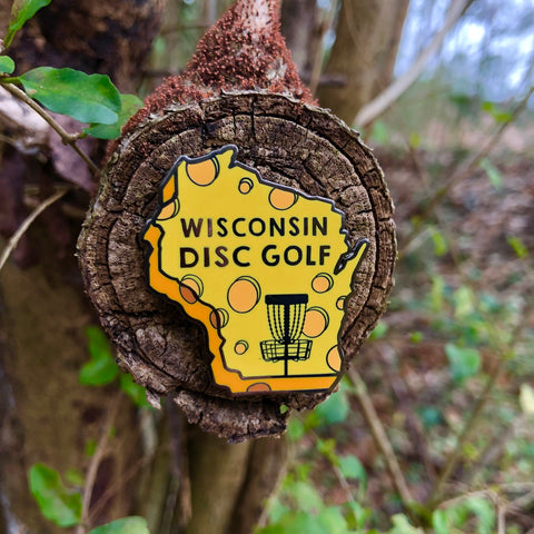 Wisconsin Disc Golf Pin