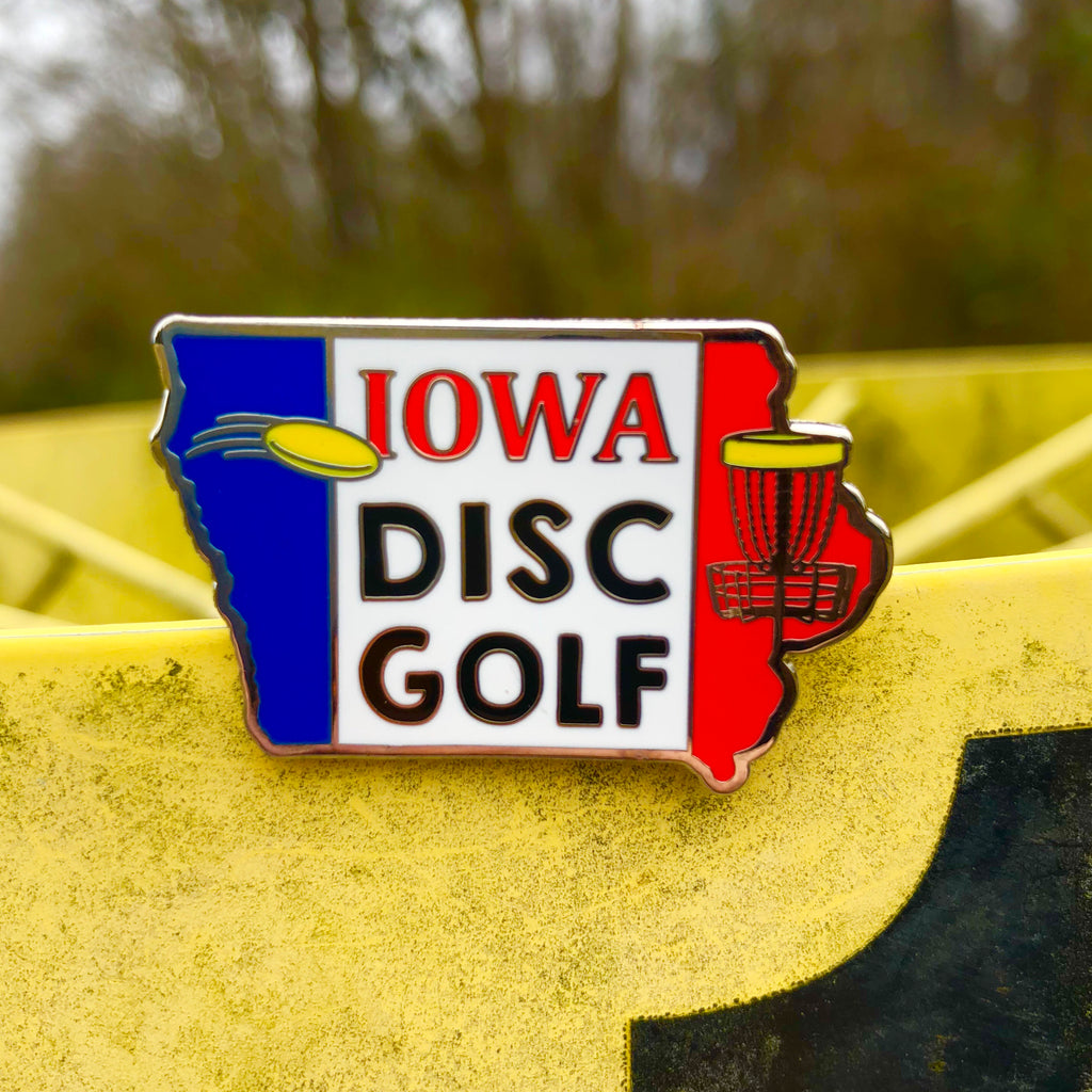 Iowa Disc Golf Pin