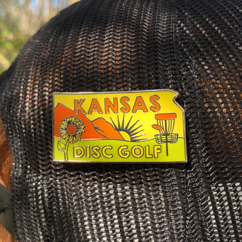 Kansas Disc Golf Pin