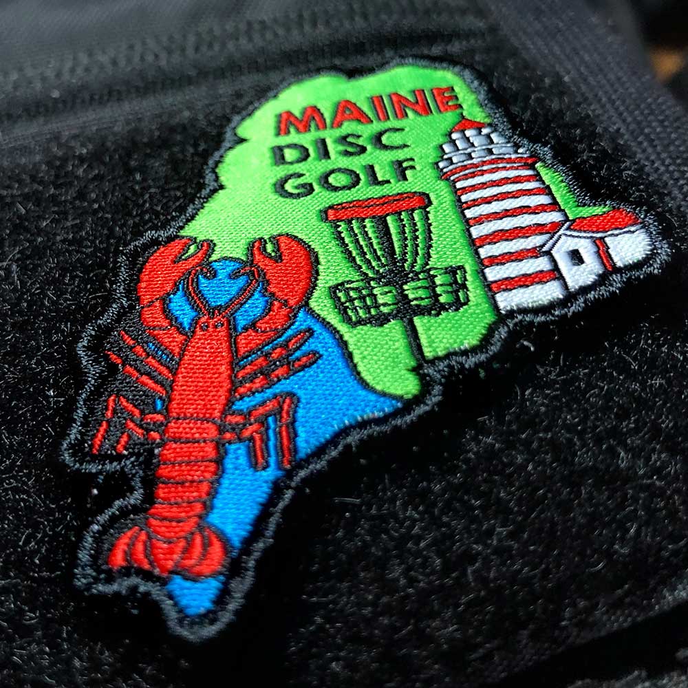 Maine Disc Golf Patch Perfect Disc Golf Gift Disc Golf Pins Maine Disc Golf Patch Perfect Disc Golf Gift Disc Golf Pins