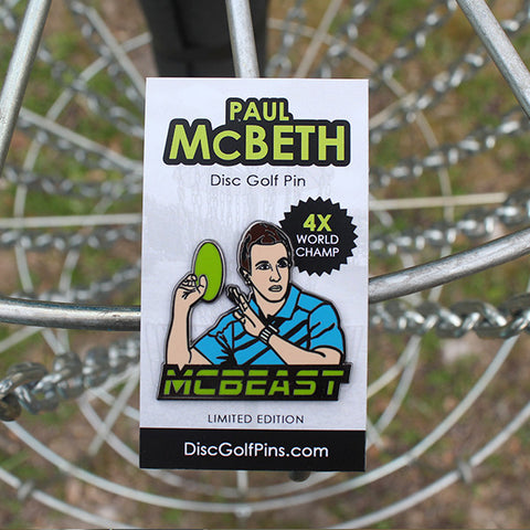 Paul McBeth 'McBeast' Disc Golf Pin Series 1 (2nd release!)