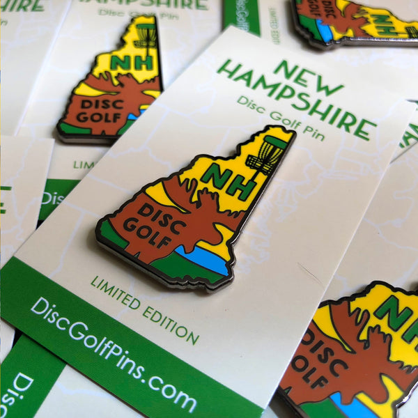 New Hampshire Disc Golf Pin – Disc Golf Pins