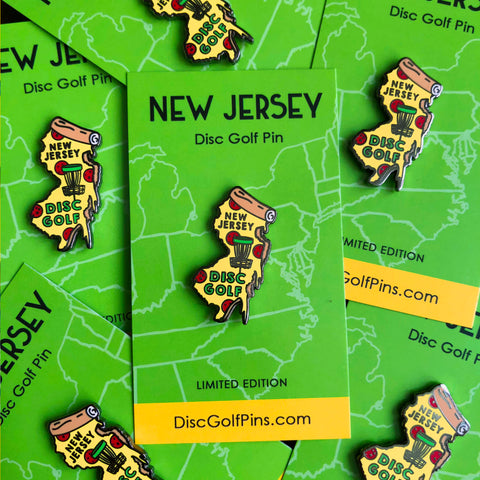 New Jersey Disc Golf Pin