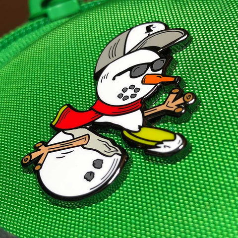 Winter 2022 Snowman Disc Golf Pin