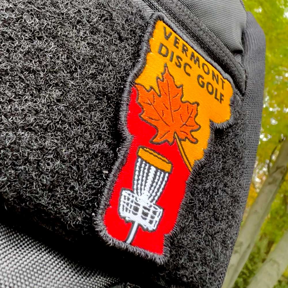 Vermont Disc Golf Patch Disc Golf Pins