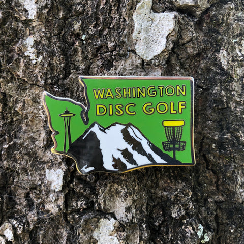 Washington Disc Golf Pin