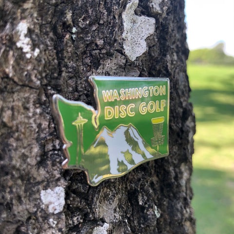 Washington Disc Golf Pin