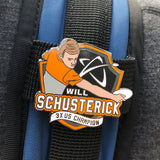 Will Schusterick Disc Golf Pin - Series 1